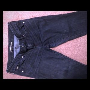 Dark rinse Express Jeans almost brand new!